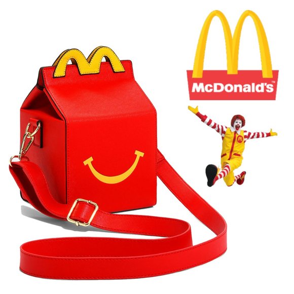 McDonald's Happy Meal Side Cross Body Bag Purse Figural BoxLunch Exclusive NWT - Picture 1 of 2